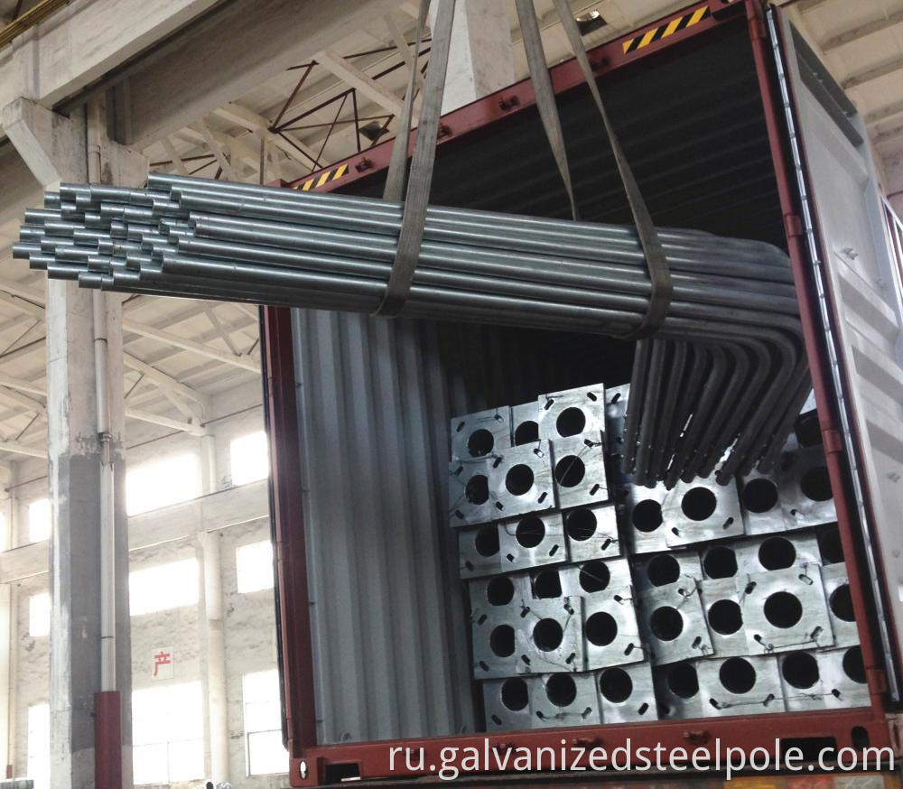 Galvanized Lighting Poles